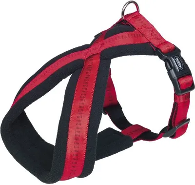 Immagine prodotto di Imbracatura Nobby comfort Soft Grip rossa, circonferenza pancia: 35-50 cm