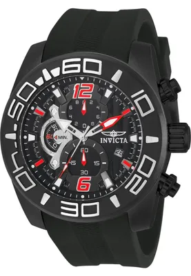 Immagine prodotto di Invicta Pro Diver 22811 Orologio da uomo - Movimento al quarzo - Acciaio inossidabile con quadrante nero - 50 mm