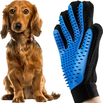 Image de Soin du pelage Gant Soin du pelage Épilateur pour animaux Gants pour poils d'animaux Brosse Chevaux Cheveux Massage Brosse à poils Brosse pour chiens Chats Retoo