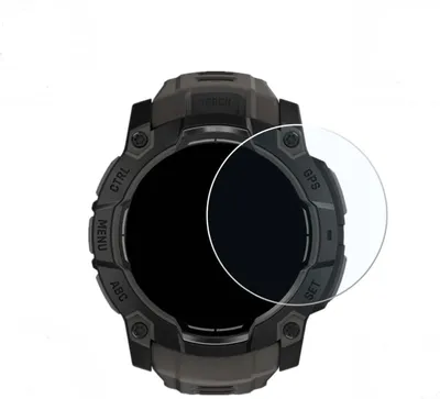 Produktbild von Strap-it Displayschutzfolie aus gehärtetem Glas – passend für Garmin Instinct 3 – 45 mm