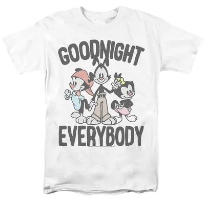 Produktbild von Animaniacs - T-Shirt für Herren/Damen Uni TV39055 (L) (Weiß), KI-generiertes Bild