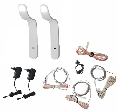Produktbild von MEBLINI LED-Beleuchtung für Schrankbett Bed Concept - Weiß