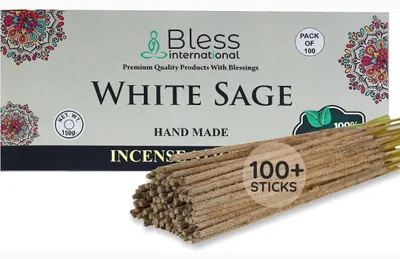 Räucherstäbchen Weißer Salbei, 100 Sticks, 150 g, handgemacht, natürlich