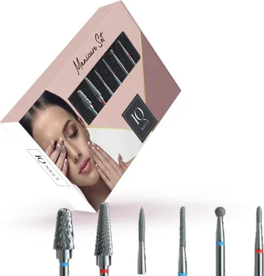 Produktbild von IQN Outlet 7- Set mit 6 Bohrern für Hybrid, Gel und Nagelhaut