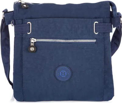 Produktbild von Bag Street mittel Damentasche Leicht Crinkle Nylon Umhängetasche Blau