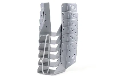 Image de Alberts 331375 Sabot de solive, type A, galvanisé sendzimir, 60 x 100 mm, set de 6 pièces