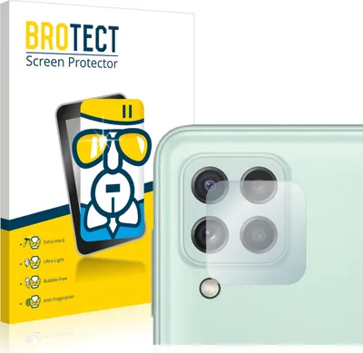 Produktbild von BROTECT Schutzglas für Samsung Galaxy A22 4G (NUR Kameraschutz) Schutzfolie Panzer Folie Glas Display Schutz klar