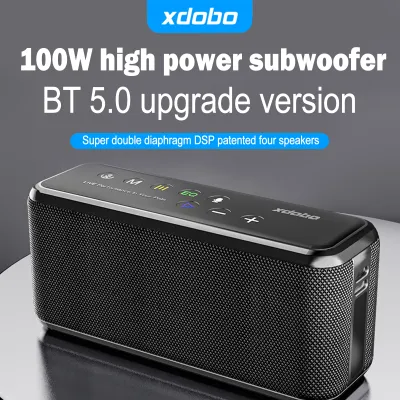 Zdjęcie produktu dla XDOBO X8 MAX Przenośny głośnik bezprzewodowy o mocy 100 W z technologią BT5.0 Wodoodporne głośniki IPX5 z serii TWS Stereo Scene Dźwięk HiFi Obsługa AUX USB Flash
