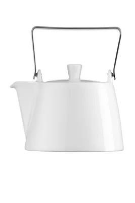 Produktbild von Rosenthal Tric Teekanne / 6 Personen, Tee Kanne, Porzellankanne, White, Porzellan, 1.15 L, 49700-800001-14235