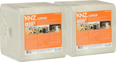 Produktbild von KNZ 10kg Leckstein Junior Salzleckstein Mineralleckstein Block weiß KNZ 2 Lecksteine je 10kg Mineralleckstein Junior Block