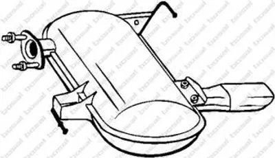 Produktbild von Bosal Endschalldämpfer 247-009