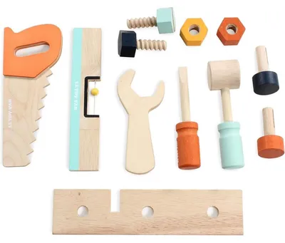 Obrázek produktu pro Le Toy Van Alex's Work Bench, Sada nářadí pro děti, Building, 3 rok/roky, Dřevo, Vícebarevný