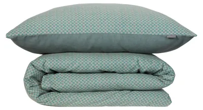 Produktbild von SCHIESSER Bettwäscheset Lucy | Zweifarbig | Feinbiber | 2-teilig | 100% Baumwolle | Kuschelweich | YKK-Reißverschluss | 135x200 cm + 80x80 cm | Petrol