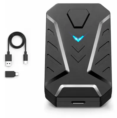 Produktbild von PS5 Tastatur Maus Adapter, Keyboard Mouse Konverter für PS5 Slim und PS5 Pro, 1000Hz Low Latency Gaming Adapter, Plug & Play für FPS Spiele