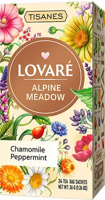 Image de LOVARÉ Pré alpin 36g (24 sachets, tisane)