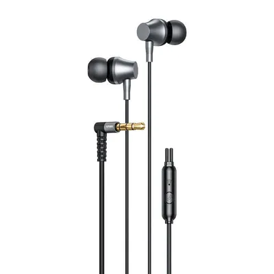 Zdjęcie produktu dla Słuchawki dokanałowe przewodowe VFAN M17, jack 3.5mm (czarne)