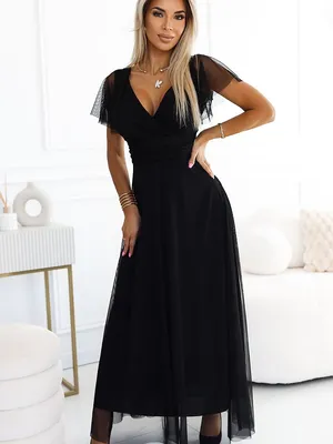 Produktbild von Langes Kleid NASTIA von Numoco Basic, schwarz. Universal