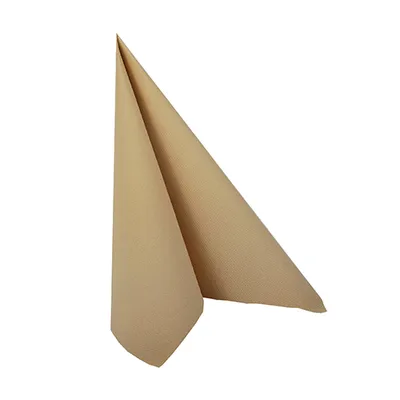 Produktbild von 280 Papstar Servietten ROYAL Collection 1/4-Falz 25 cm x 25 cm sand 82353
