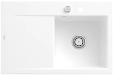 Produktbild von Villeroy & Boch Keramikspüle 334702RW, Subway Style 45 Einbauspüe inkl. - inkl.