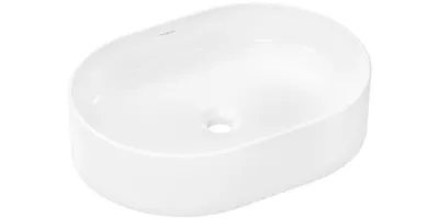 Zdjęcie produktu dla hansgrohe Xuniva U umywalka nablatowa, bez przelewu, bez otworu na baterię, 550x400 mm, biała, 60166450