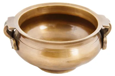 Räucherschale aus Messing, 9 cm, für Räucherkohle