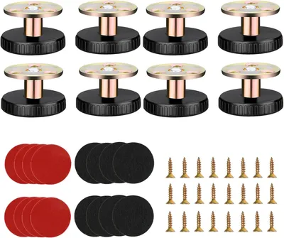 Imagen del producto de Pata de mueble, ajustable, de 27 a 40 mm, de acero, para mesas y armarios