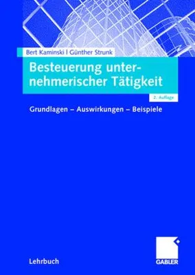 Produktbild von Besteuerung unternehmerischer Tätigkeit