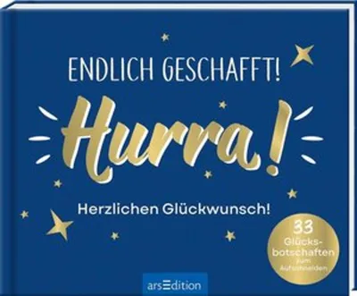 Obrázok produktu pre Endlich geschafft! Hurra! Herzlichen Glückwunsch!