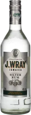 Produktbild von J.Wray Silver Jamaica Rum 40 % 0,70 Liter
