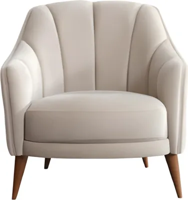 Produktbild von Lounge Chair Barlounge Cafésessel Empfangssessel Sessel Loungesessel Beige