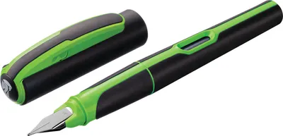 Zdjęcie produktu dla Pelikan 801256, Czarny, Zielony, System napełniania nabojem, Niebieski, Okrągła, Stal nierdzewna, Średni