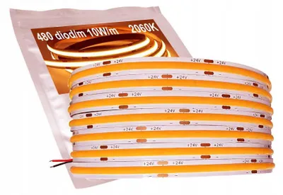 Produktbild von LED-ONE COB LED-Streifen 24V sehr warmweiß 2060K 5m