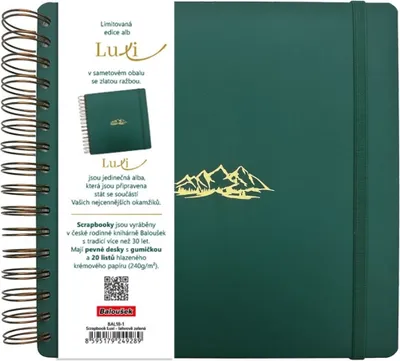 Image de Scrapbook Luxi lamino vert bouteille