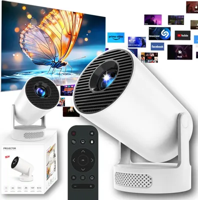 Zdjęcie produktu dla Projektor multimedialny CIRON TP360 Android WiFi6 BT LED 200ANSI