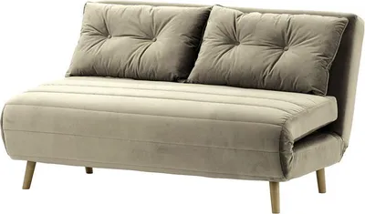 Produktbild von Ausklappbaresofa Flic 142 cm-Velluto 17-wax black