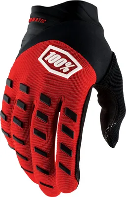 Produktbild von 100% Airmatic Full Finger Herren Handschuhe L Red/Black