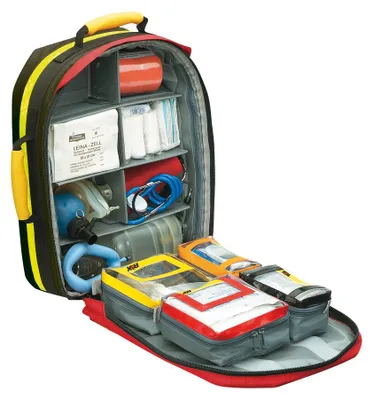 Obrázok produktu pre Núdzový batoh Dönges First Responder DIN 13155, plán PAX, červený