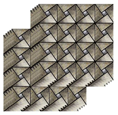 Mosaik Fliesenaufkleber, 10 Stück, Olive Green, selbstklebend
