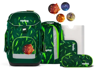 Immagine prodotto di Set zaino scolastico ergobag maxi "Bärtastisch"
