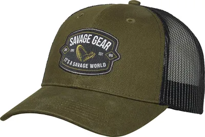 Produktbild von Savage Gear Badge Trucker Cap Green - Angelcap