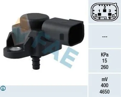 Produktbild von FAE 15074 Ladedrucksensor passend für MERCEDES-BENZ C-Klasse Limousine (W204) Saugrohr