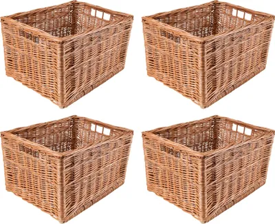 Image de Creative Home Lot de 3 Panier De Rangement En Osier 40 x 30 x 24 cm