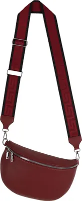 Produktbild von Bauchtasche XL (22416) Umhängetasche Crossbody-Bag  Kunstleder Italy-Design PURPLE-RED