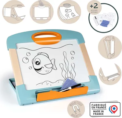 Produktbild von Smoby Tisch-Maltafel Holzmagnetisch