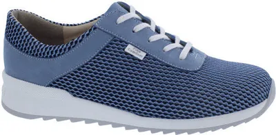 Produktbild von Finn Comfort Halbschuh Cerritos 2385-902740, Nubukleder u. Textil, Hellblau, Fußbett zum Wechseln 42