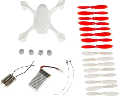 Zdjęcie produktu dla Hubsan X4 H107d Quadcopter Crash Pack biały z akumulatorem