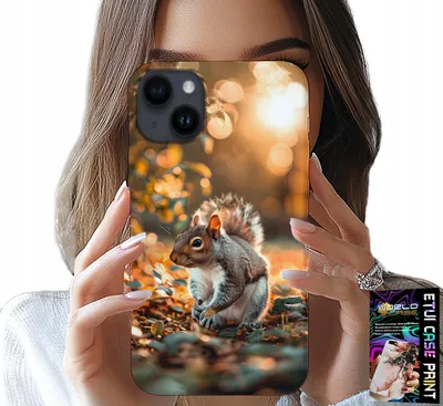 Image de Étui Pour Iphone 15 Plus - Écureuil Mignon, Étui Personnalisé