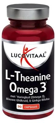 Productafbeelding van Lucovitaal L-Theanine Omega 3 (90 capsules)