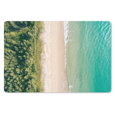Produktbild von MuchoWow® Mauspad Mousepad Strand - Bäume - Wasser 27x18 cm - Mousepads - Maus Mat - Pad - Mausunterlage - Büroartikel - Desk Matten