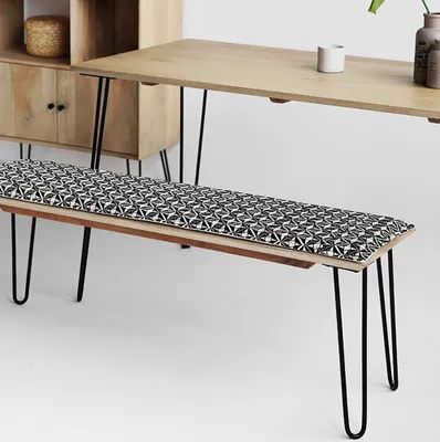 Image de VINGO 4 pièces pieds de table métal noir patins de table épingle à cheveux pied de table 12 mm, Hairpin Legs en acier, pied à 3 branches, 61 cm